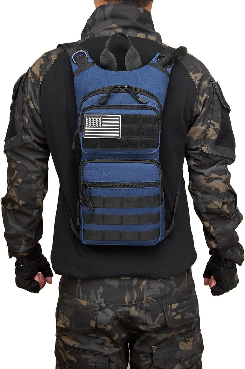 ATBP Insulated Water Hydration Pack Bag with 3L TPU Bladder Tactical Molle Hydration Backpack for Hiking Cycling Running - Image 5